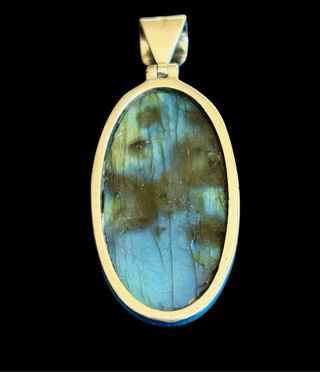 Colgante Labradorita Natural XL Plata 925 – 22,81g