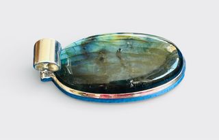 Colgante Labradorita Natural XL Plata 925 – 22,81g