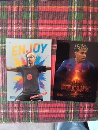 Lamine Yamal 5 Cromos Coleccionables FCB