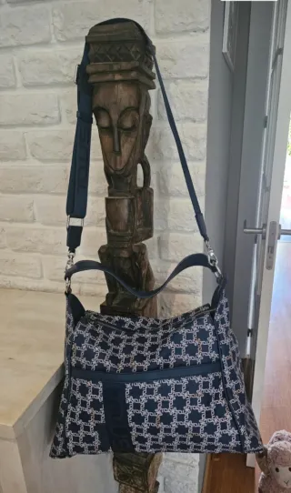 Bolso Tous azul y blanco sin usar