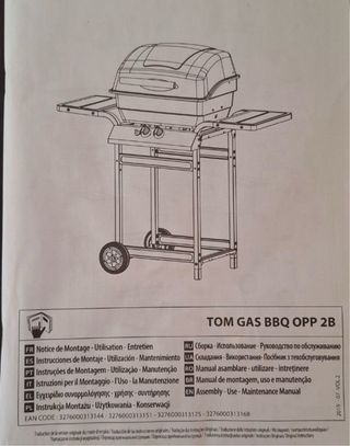 Barbacoa de Gas Negra