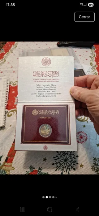 Vaticano 2021 2€ Conmemorativos (Caravaggio)