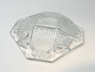 CENICERO DE CRISTAL TALLADO