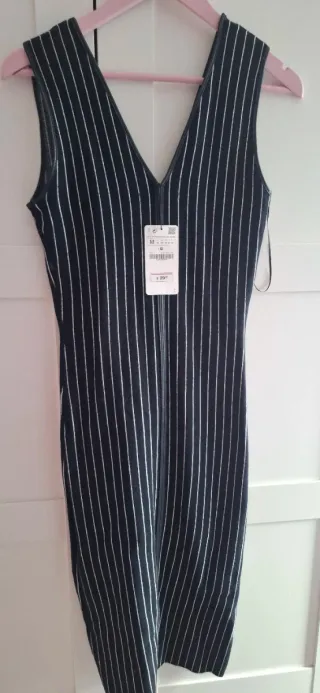 Vestido Zara Rayas Verticales