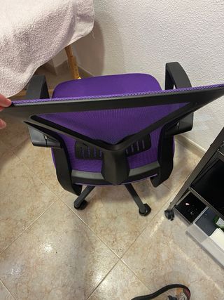Silla de escritorio morada no hago envios