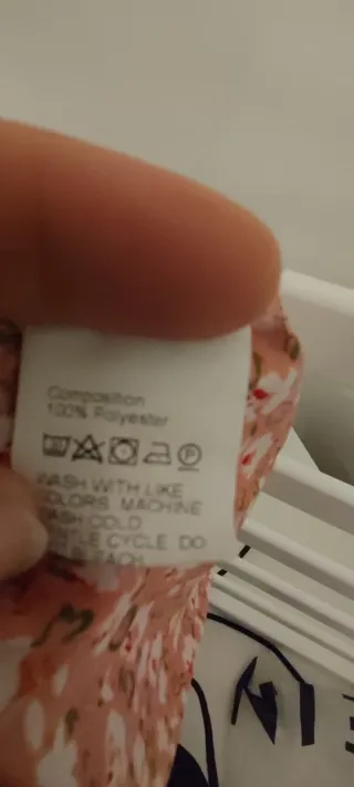 Vestido floral mujer talla M