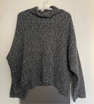 Jersey jaspeado cuello alto