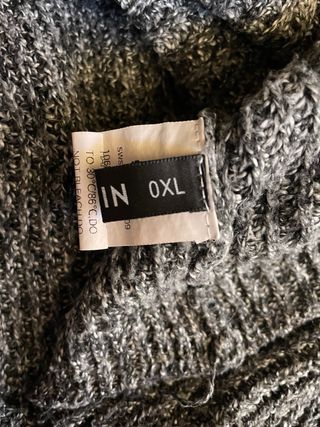 Jersey jaspeado cuello alto