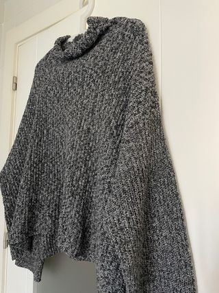 Jersey jaspeado cuello alto