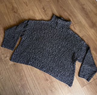 Jersey jaspeado cuello alto