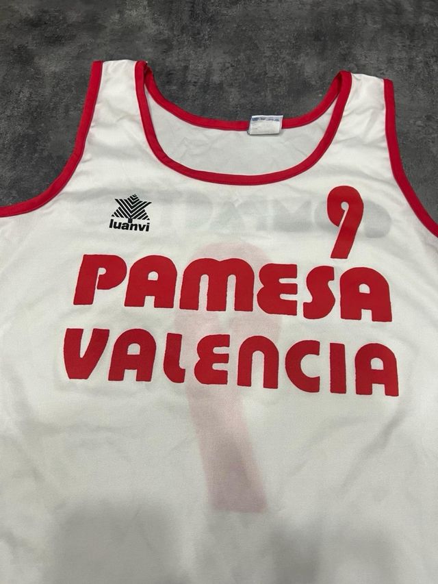 Camiseta Luanvi Pamesa Valencia Basket 90s Vintage