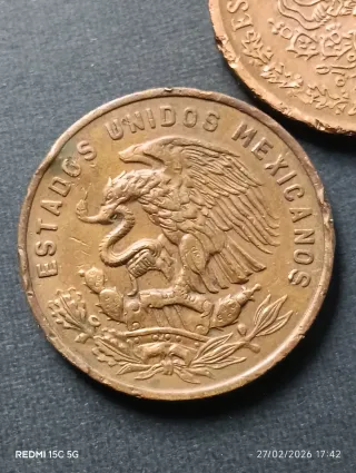 Lote de 13 Monedas Antiguas y modernas Mexicanas
