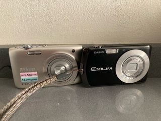 2 Fotocamere Digitali Nikon e Casio