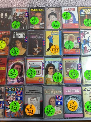 Lote Casetes Musicales Sin Abrir