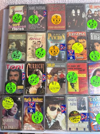 Lote Casetes Musicales Sin Abrir