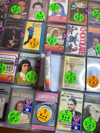 Lote Casetes Musicales Sin Abrir