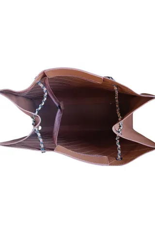 Bolso Camel Sintético Mediano/Grande