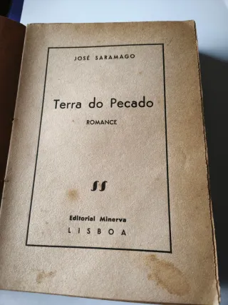 Livro Terra do Pecado - José Saramago