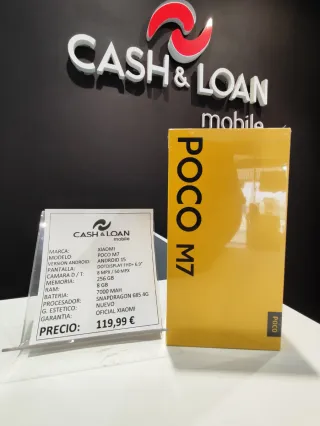 Xiaomi Poco M7 256GB Negro Precintado