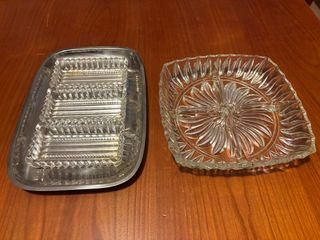 Antipastiera in vetro vintage