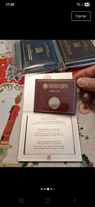 Vaticano 2021 2€ Conmemorativos (Dante)