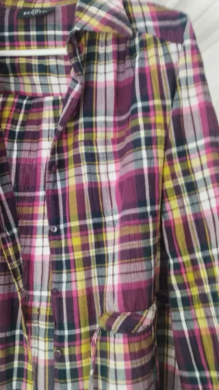 Camisa cuadros muy vivos