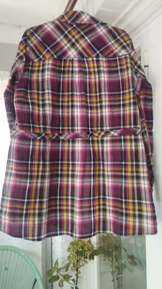 Camisa cuadros muy vivos