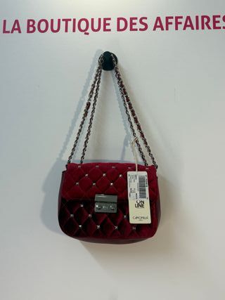 Borsa Camomilla Milano - Pochette in Velluto Rosso