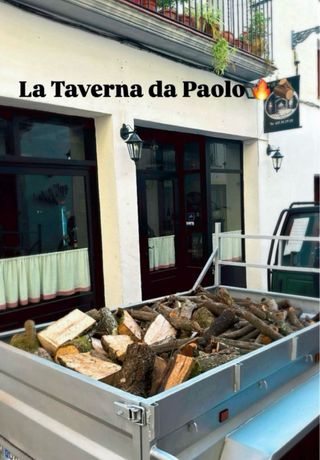 Leña para chimenea o barbacoa