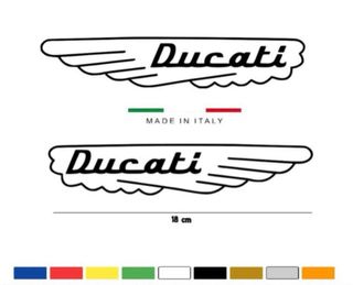 Adesivi Ducati Vintage