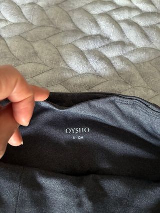 Mallas Oysho Gris Talla XS