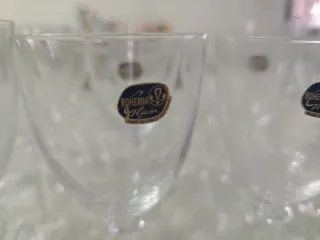 Copas Bohemia Cristal Transparentes
