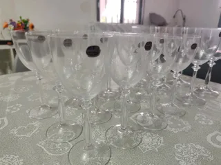Copas Bohemia Cristal Transparentes