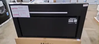 Campana extractora Haier negra