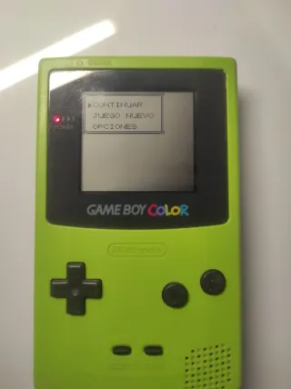 Nintendo Game Boy Color Verde + 2 Giochi Pokémon