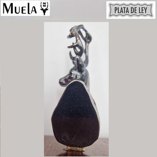 Muela figura de plata cabeza Ciervo (11143)