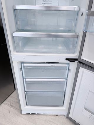 Frigorífico combi Bosch 185cm A+ Inox No Frost