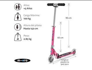 Scooter Micro Sprite Rosa