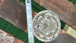 Rana de cristal VMC Francia Vintage Florero