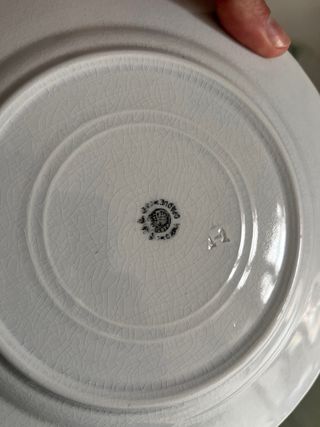 Vajilla de porcelana años 20