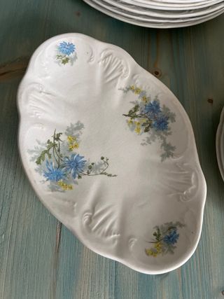 Vajilla de porcelana años 20