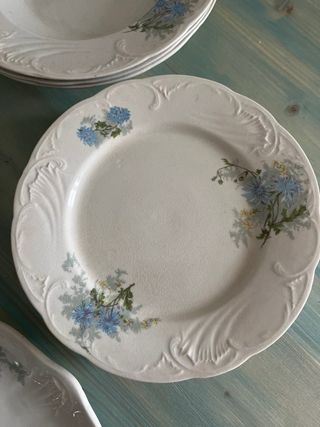 Vajilla de porcelana años 20