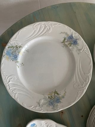 Vajilla de porcelana años 20