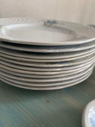 Vajilla de porcelana años 20