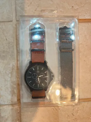 Reloj Bershka Doble Correa Polipiel