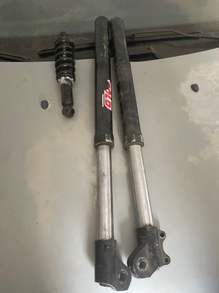 Despiece Pit Bike: Chasis, Horquilla, Amortiguador