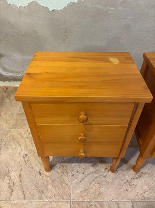 Mesitas de noche de madera (2 unidades)