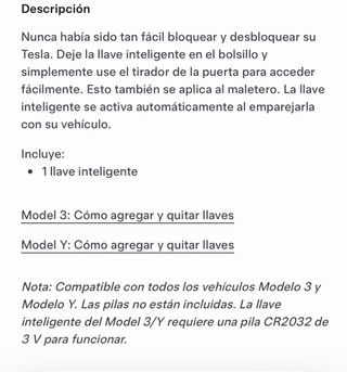 Llave Tesla Negra, nueva