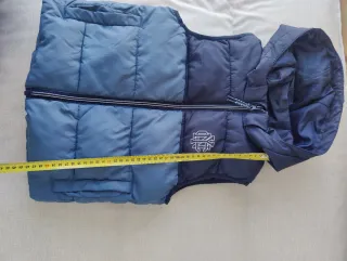 Chaleco acolchado H&M azul 6-8 años