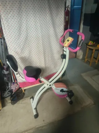Bicicleta Estática Ultra Sport Rosa